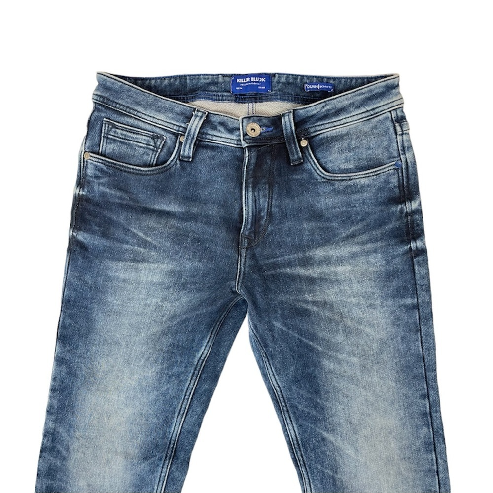 Denim Killer Blu Carrot Fit Mens Jeans Sz 34 Blue Prewash - Picture 7 of 16